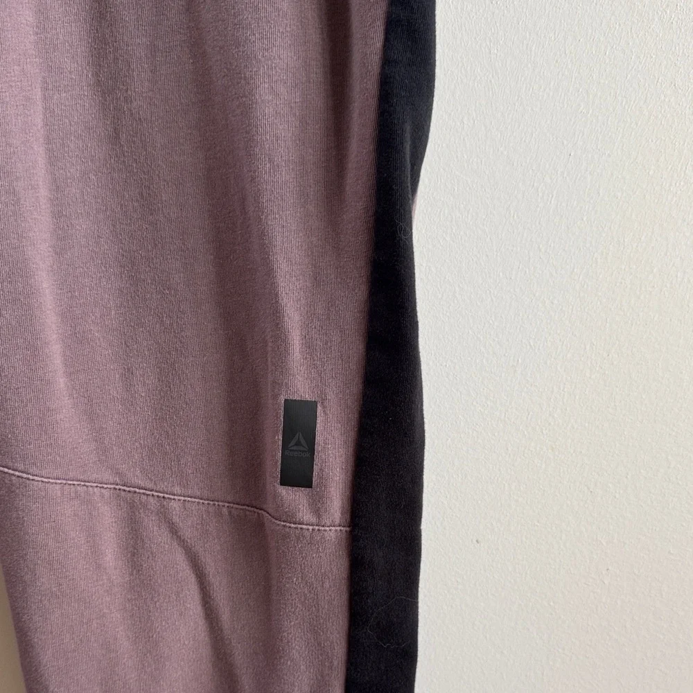 Reebok Mauve and Black Track Pants - Picture 2 of 8
